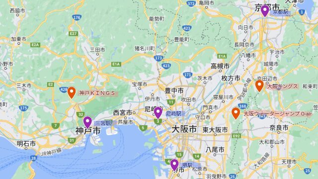 関西のオフトレ施設